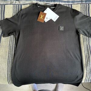 Louis Vuitton Black short sleeve shirt.